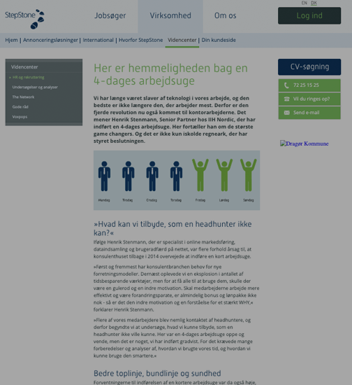 Artikel fra Stepstone